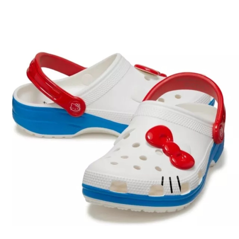 Last one! Authentic Unisex Clogs Crocs Hello Kitty I Am Classic Clog w7M5